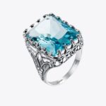 Blue Finger Ring